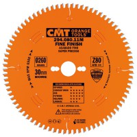 CMT Industrial Fine Cut Saw Blade 200mm dia x 3.2 kerf x 30 bore Z64 15ATB